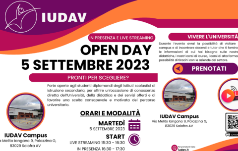 Open Day 5 Settembre 2023